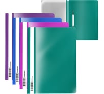 Папка-скоросшиватель пластиковая ErichKrause Fizzy Vivid, A4, ассорти в пакете по 20 шт 50021
