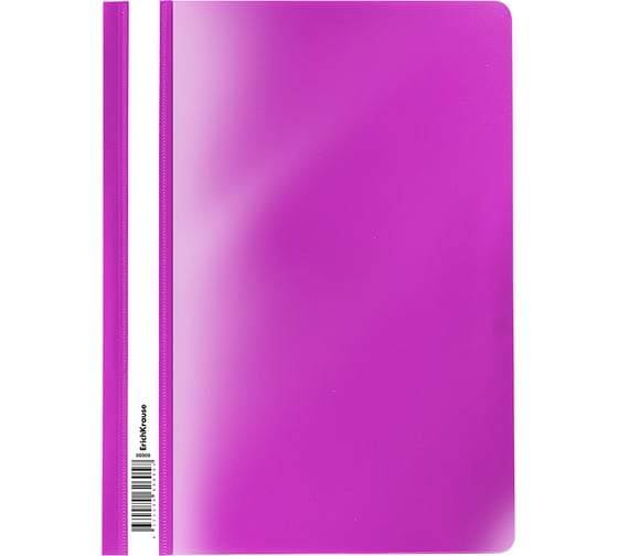 Папка-скоросшиватель пластиковая ErichKrause Fizzy Vivid, A4, ассорти в пакете по 20 шт 50021
