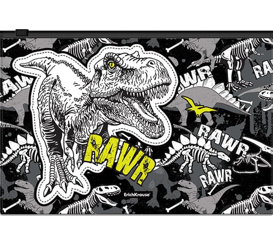 Zip-пакет пластиковый ErichKrause Dinosaur Park, B5, 12 шт 55334 1
