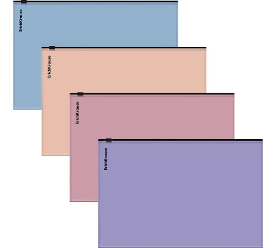 Zip-пакет пластиковый ErichKrause Soft Manga, B5, непрозрачный, ассорти, 12 шт 61173 1