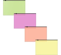 Зиплок-пакет ErichKrause пластиковый текстура Апельсин Неон, C6, полупрозрачный, ассорти 53294