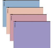 Зиплок-пакет ErichKrause пластиковый текстура Песок Аниме, A4, непрозрачный, ассорти 61172
