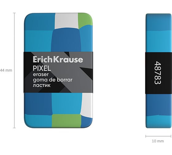 Ластик ErichKrause Pixel в коробке по 30 шт 48783