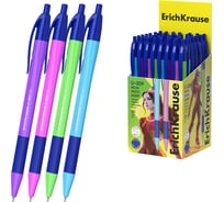 Ручка шариковая автоматическая ErichKrause U-209 Matic Grip Neon 1.0, Ultra Glide Technology, цвет чернил синий (в коробке по 50 шт.) 47614