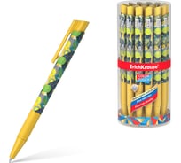 Ручка шариковая автоматическая ErichKrause ColorTouch Matic Grip Lime 0.7, цвет чернил синий (в тубусе по 24 шт.) 56128
