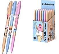 Ручка шариковая ErichKrause U-108 Stick Yummy 1.0, Ultra Glide Technology, цвет чернил черный (в коробке по 50 шт.) 63107