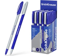 Ручка шариковая ErichKrause Neo Stick Metallic 0.7, 2 км, Super Glide Technology, цвет чернил синий (в коробке по 50 шт.) 61009