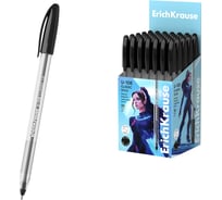 Ручка ErichKrause шариковая U-108 Классика 1,0, технология ультраскольжения, цвет чернил черный 47566