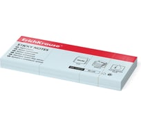 Бумага для заметок ErichKrause с клеевым краем, 50x40 мм, 300 листов, голубой 11573