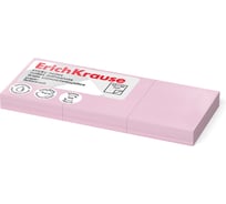 Блок ErichKrause самоклеящийся бумажный 40х50 мм, 300 листов, розовый 61703
