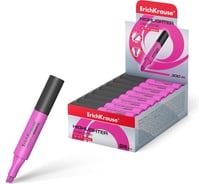 Текстмаркер ErichKrause Visioline V-17 Mini Neon, цвет чернил розовый в коробке-дисплее по 24 шт 56697