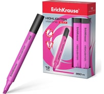 Маркер ErichKrause для выделения текста VisioLine® V-17 Неон, цвет чернил розовый 56702