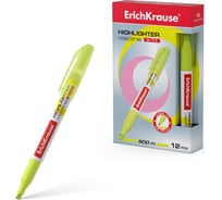 Маркер ErichKrause для выделения текста VisioLine® V-11 Неон, цвет чернил желтый 56905