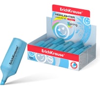 Маркер ErichKrause для выделения текста VisioLine® V-12 Мини Весна, цвет чернил голубой 48793