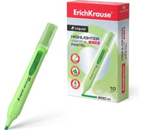 Маркер ErichKrause для выделения текста с жидкими чернилами VisioLine® V-14 Пастель, цвет чернил зеленый 56024