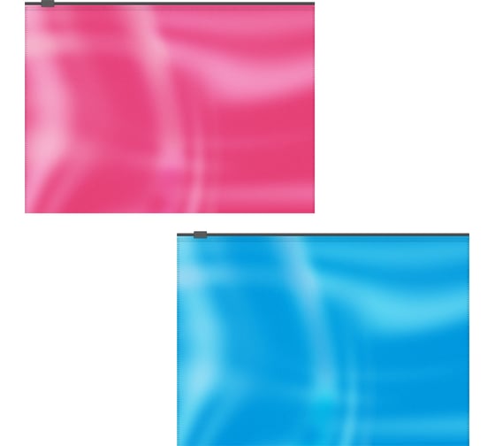 Набор из 4 zip-пакетов пластиковых ErichKrause Glossy Bubble Gum, арома, B5, непрозрачный, ассорти 55175 1