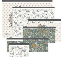 Набор ErichKrause из 6 зиплок-пакетов пластиковых Жизнь природы, ассорти (A4, B5, C6, дорожный формат, 230x70 мм, для карт) 54066