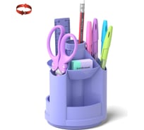 Набор настольный вращающийся пластиковый ErichKrause Mini Desk, Pastel, голубой 53233