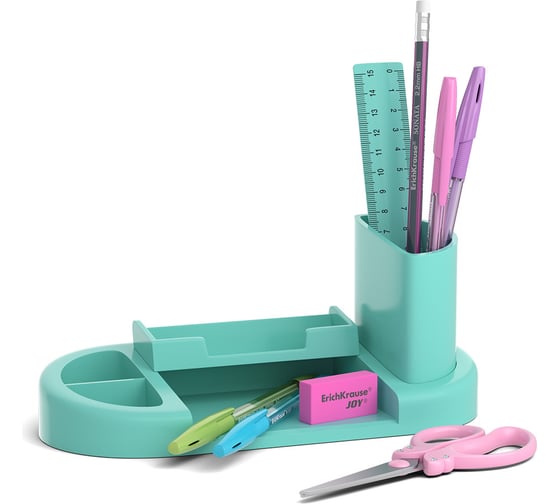 Набор настольный пластиковый ErichKrause Harmony, Pastel Mint, мятный 55684 1