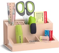 Набор настольный пластиковый ErichKrause Leader, Powder, розовый 55670