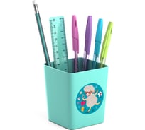 Набор настольный пластиковый ErichKrause Base, Flower Sheep, мятный 57973