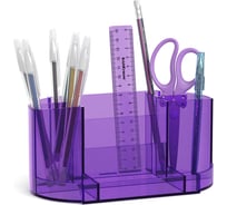 Набор настольный пластиковый ErichKrause Victoria, Glitter, сиреневый 55664