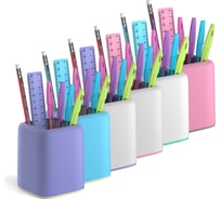Набор настольный пластиковый ErichKrause Forte, Pastel, ассорти из 6 цветов 55726