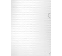 Папка-уголок пластиковая ErichKrause Diamond Total White, A4, полупрозрачный, белый, 12 шт 54873