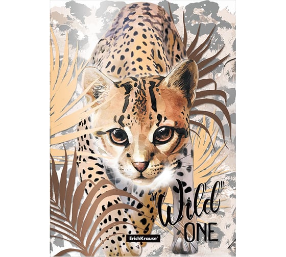 Папка-уголок пластиковая ErichKrause Wild Cat, A4, 12 шт 55307