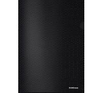 Папка-уголок пластиковая ErichKrause Diamond Total Black, A4, непрозрачный, черный, 12 шт 55194