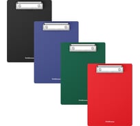 Планшет пластиковый ErichKrause Matt Classic, A5, ассорти, 4 шт 55126