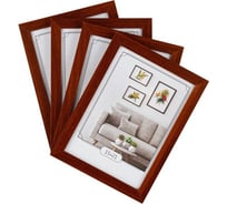 Набор рамок OfficeSpace МДФ 15х21 см, 4 шт, итальянский орех РМДФ_34402