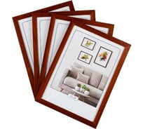 Набор рамок OfficeSpace МДФ 21х30 см, 4 шт, итальянский орех РМДФ_34405