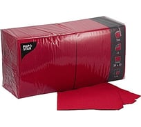 Трехслойная бумажная салфетка PAPSTAR красная 33х33 см 250 шт в упаковке 1/4 PS-12483