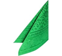 Трехслойная бумажная салфетка PAPSTAR ROYAL COLLECTION зеленая 40х40 см 20 шт в упаковке 1/8 PS-17050