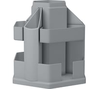 Вращающаяся настольная пластиковая подставка ErichKrause Office, Classic, серый 61572