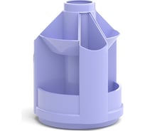 Вращающаяся настольная пластиковая подставка ErichKrause Mini Desk, Pastel, фиолетовый 51472