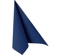 Однослойная бумажная салфетка PAPSTAR ROYAL синяя 40х40 см 50 шт в упаковке 1/5 PS-11605