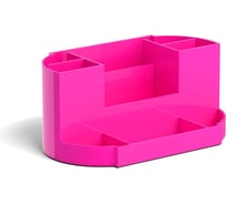 Настольная пластиковая подставка ErichKrause Victoria, Neon Solid, розовая 51485