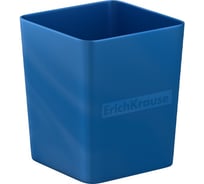 Настольная пластиковая подставка ErichKrause Base, Ice Metallic, синяя 55813