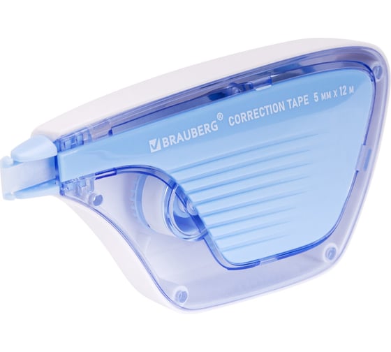 Корректирующая лента BRAUBERG ULTRA, 5 мм х 12 м, корпус бело-голубой, блистер 229064