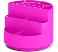Вращающаяся настольная пластиковая подставка ErichKrause Mini Burger, Neon Solid, ассорти из 4 цветов 55772