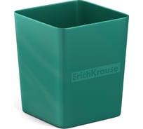Настольная пластиковая подставка ErichKrause Base, Ice Metallic, бирюзовая 55814