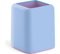 Настольная пластиковая подставка ErichKrause Forte, Pastel Bloom, голубой с фиолетовым 61630
