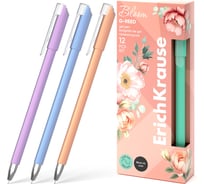 Ручка ErichKrause гелевая Камыш Цветущая нежность 0,38, цвет чернил черный 61300