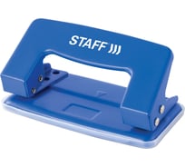 Дырокол металлический Staff EVERYDAY, до 10 листов, без линейки, синий 224648