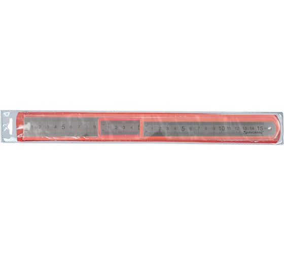 Линейки металлические BRAUBERG 3 шт, 15, 20, 30 см 210811