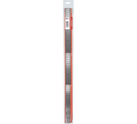 Линейки металлические BRAUBERG 3 шт, 15, 30, 50 см 210810