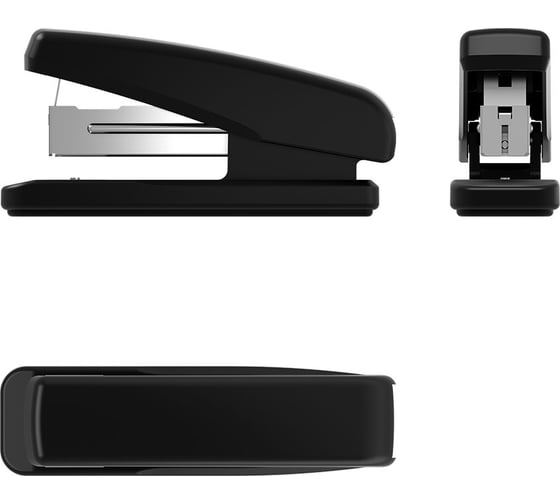 Степлер ErichKrause №24/6 Speed Clip Classic до 25 листов, черный (в коробке по 1 шт.) 2433