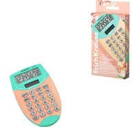 Карманный калькулятор ErichKrause 8-разрядов PC-900 Pastel Bloom, ассорти (в коробке по 1 шт.) 62010